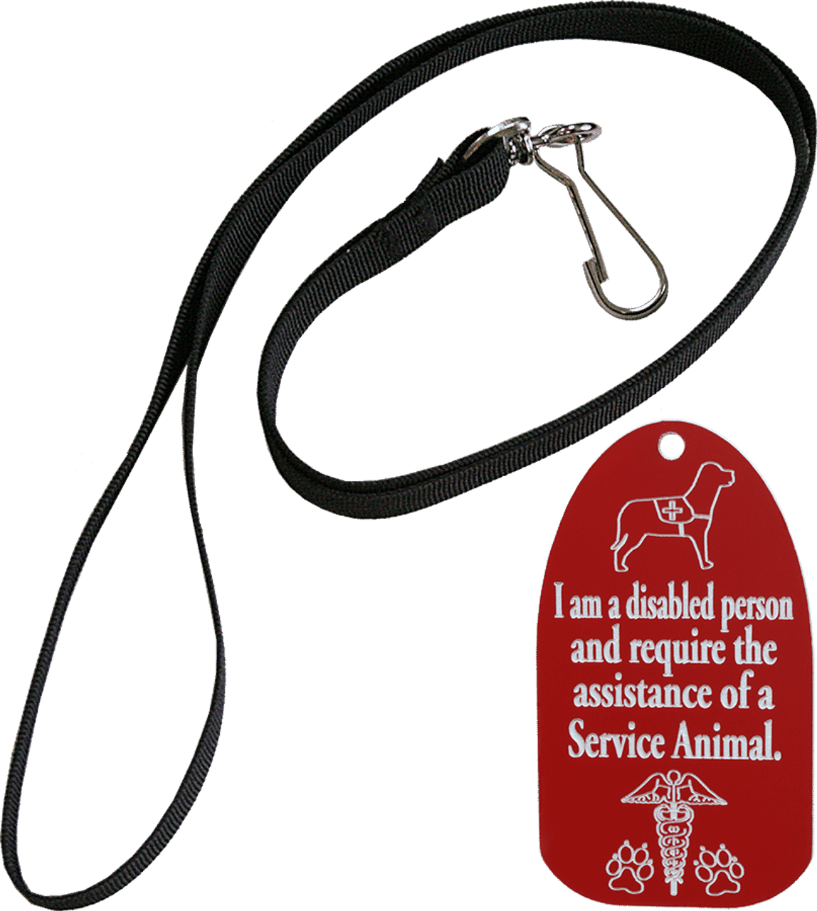 Handler ID Access Tag with Lanyard