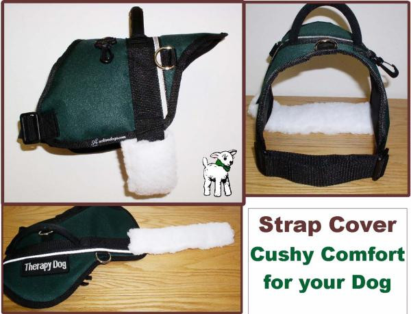 Dog vest strap cushion cover