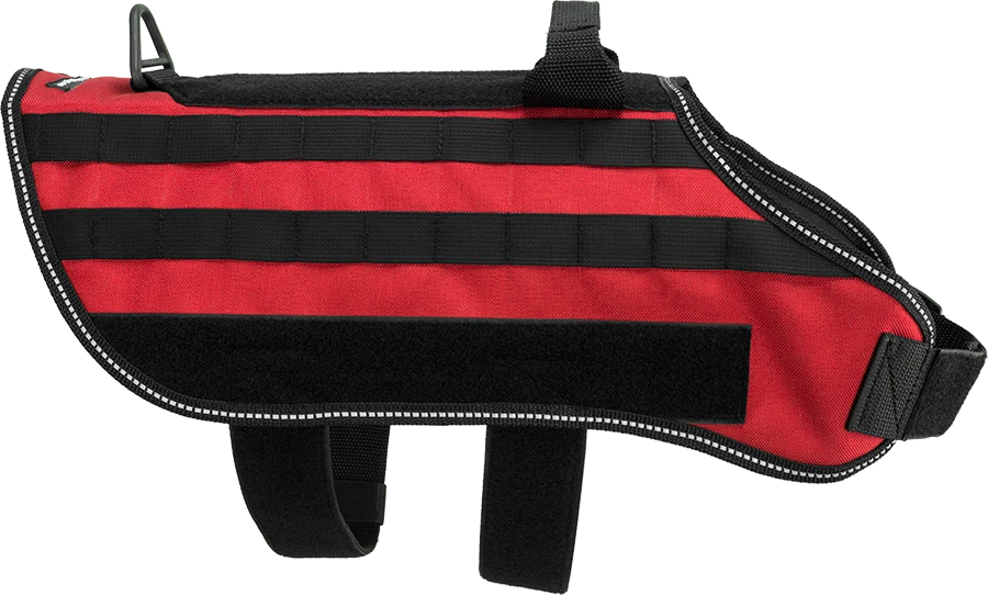 Adjustable MOLLE working dog harness