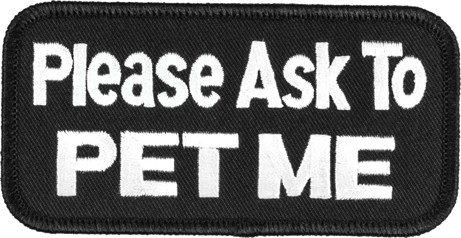 High visibility working dog patch