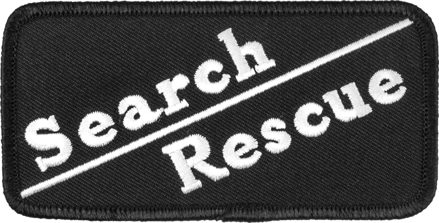 Durable working dog harness patch