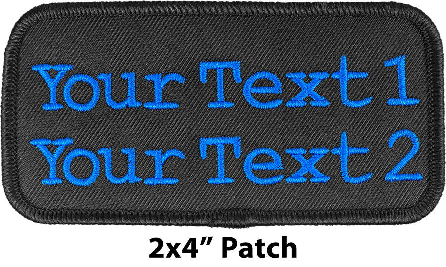 Personalized dog vest name patch