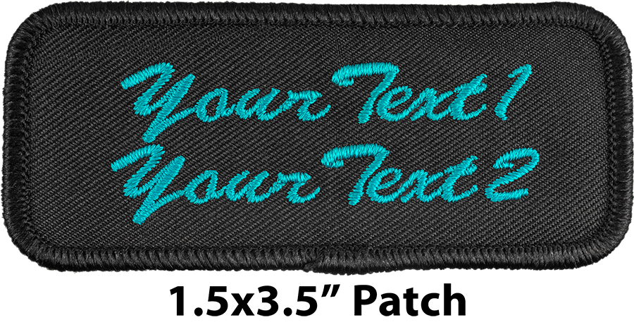 Custom embroidered patch made in USA