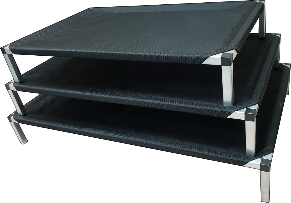 Ballistic Raised Dog Bed with Rust-Proof Aluminum Frame