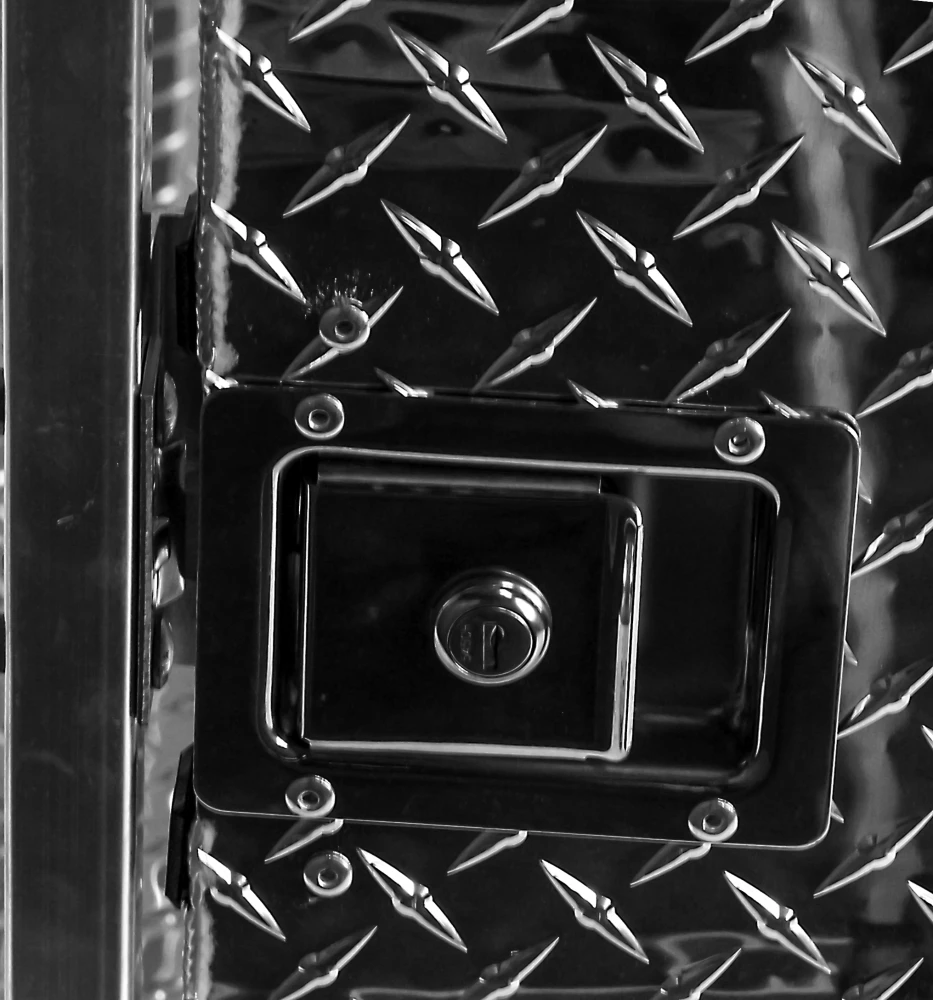 Stainless steel double-catch locking door latches