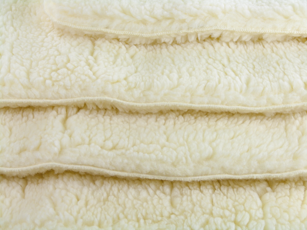 ActiveDogs.com Orthopedic Hi-Loft Sherpa Fleece Natural Dog Bed, 2 Layer Comfort Washable