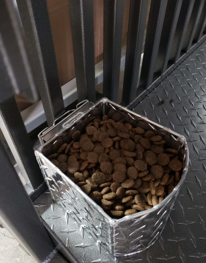 Aluminum Spill Proof k9 Water Bowl for Crates