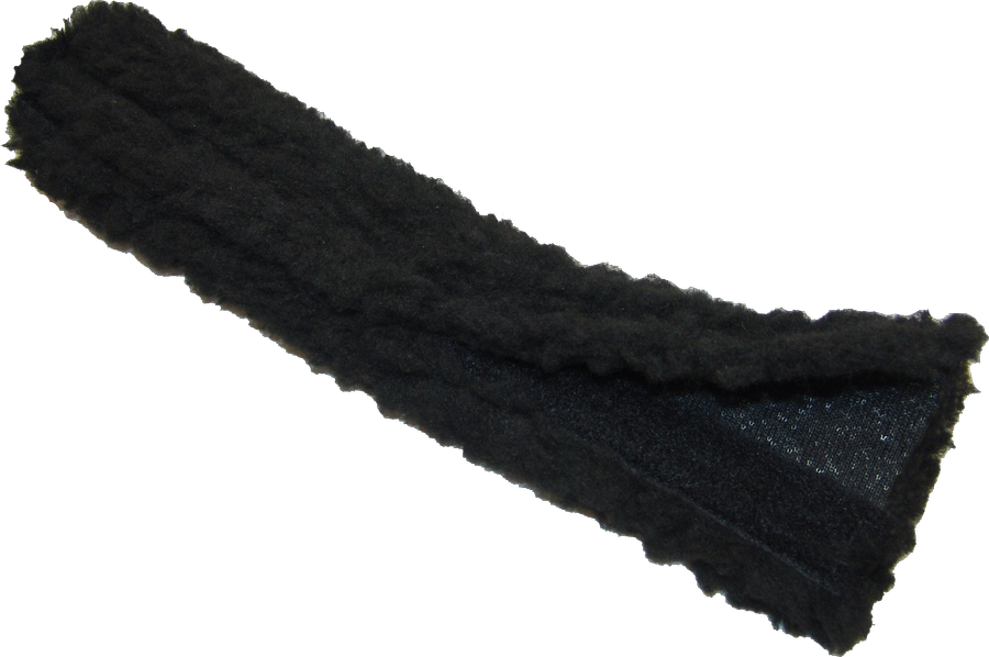 Black Sherpa Strap Cover