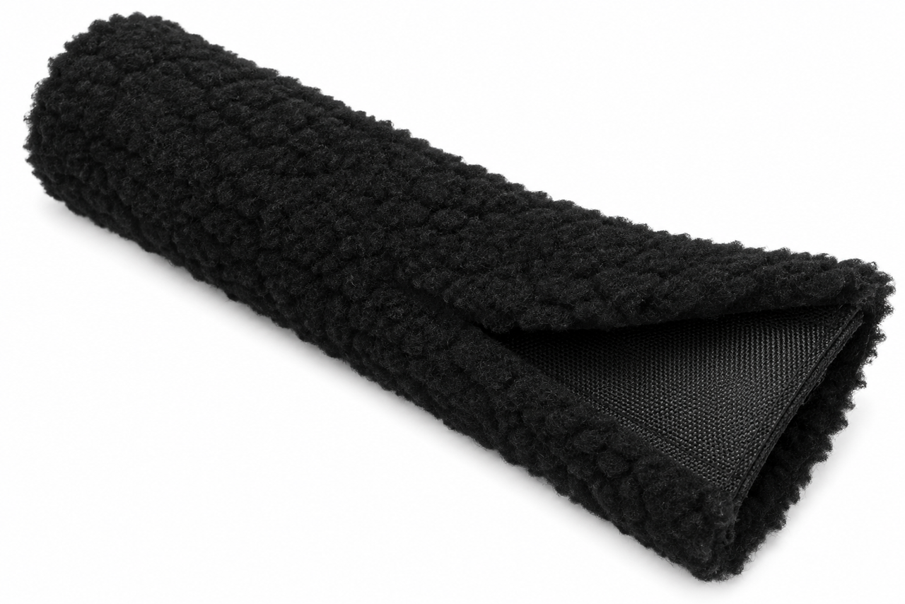 Working Dog Vest Sherpa Strap Cover - Black