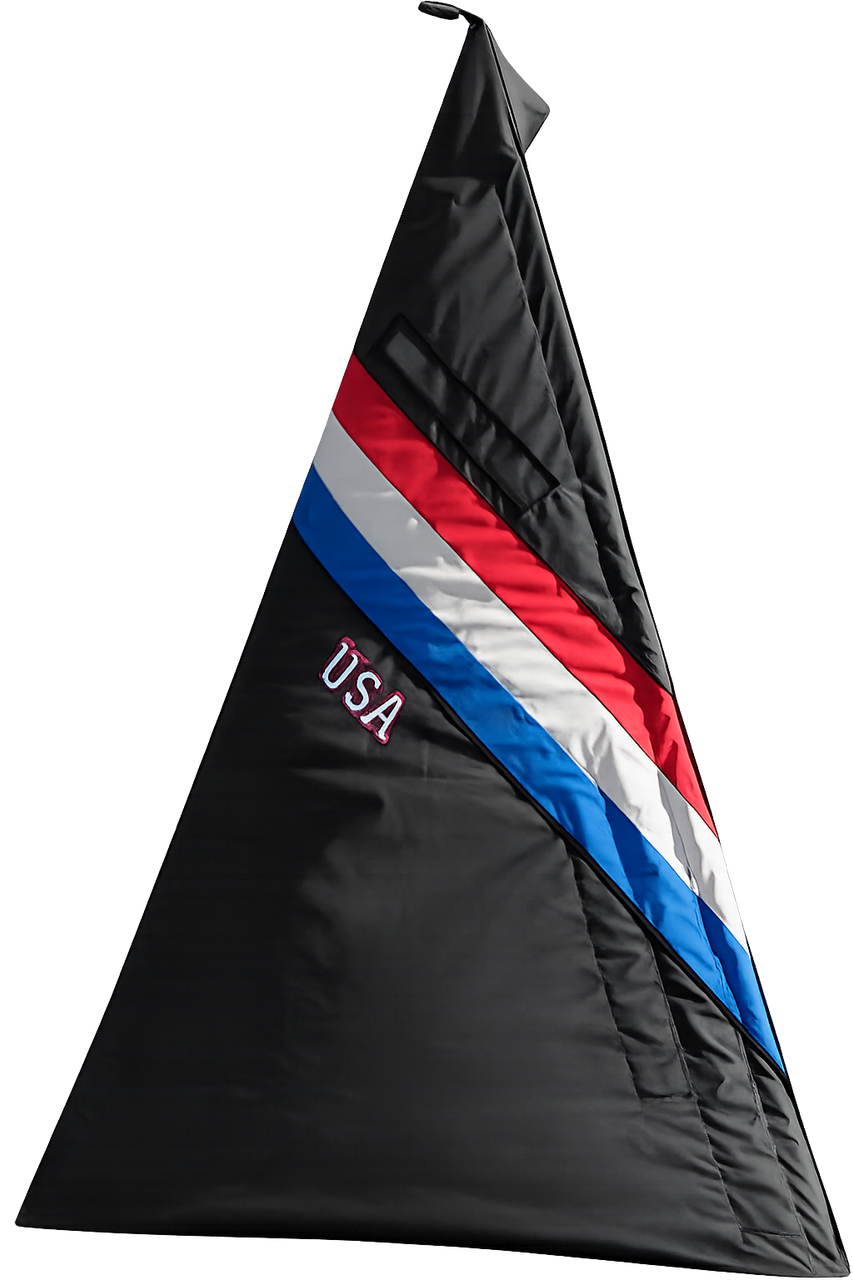 Patriotic red white blue IGP protection blind set