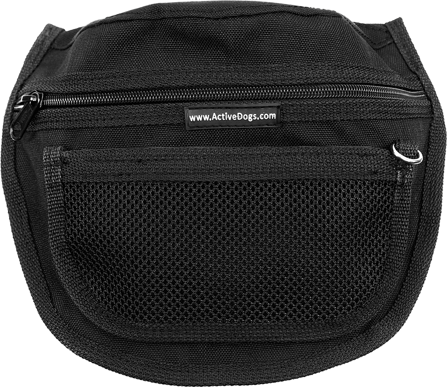 Hands Free Waist Dog Leash with Storage Bag