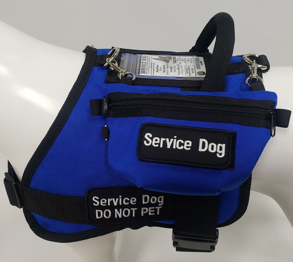 Half Moon Service Dog Utility Bag with Patch