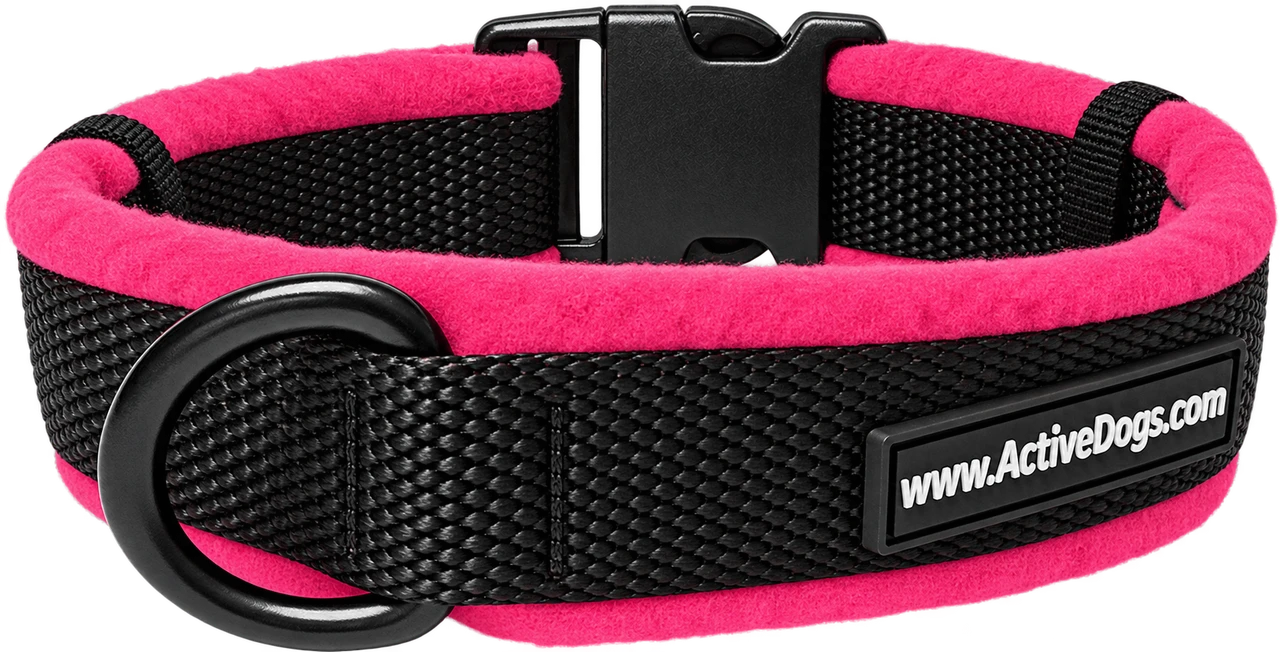 ActiveDogs fleece-lined adjustable dog collar