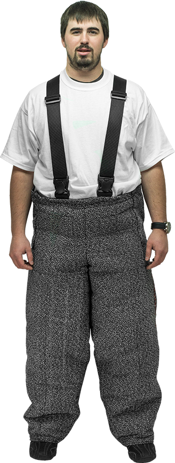 Adjustable CaliberDog bite suit pants and jacket