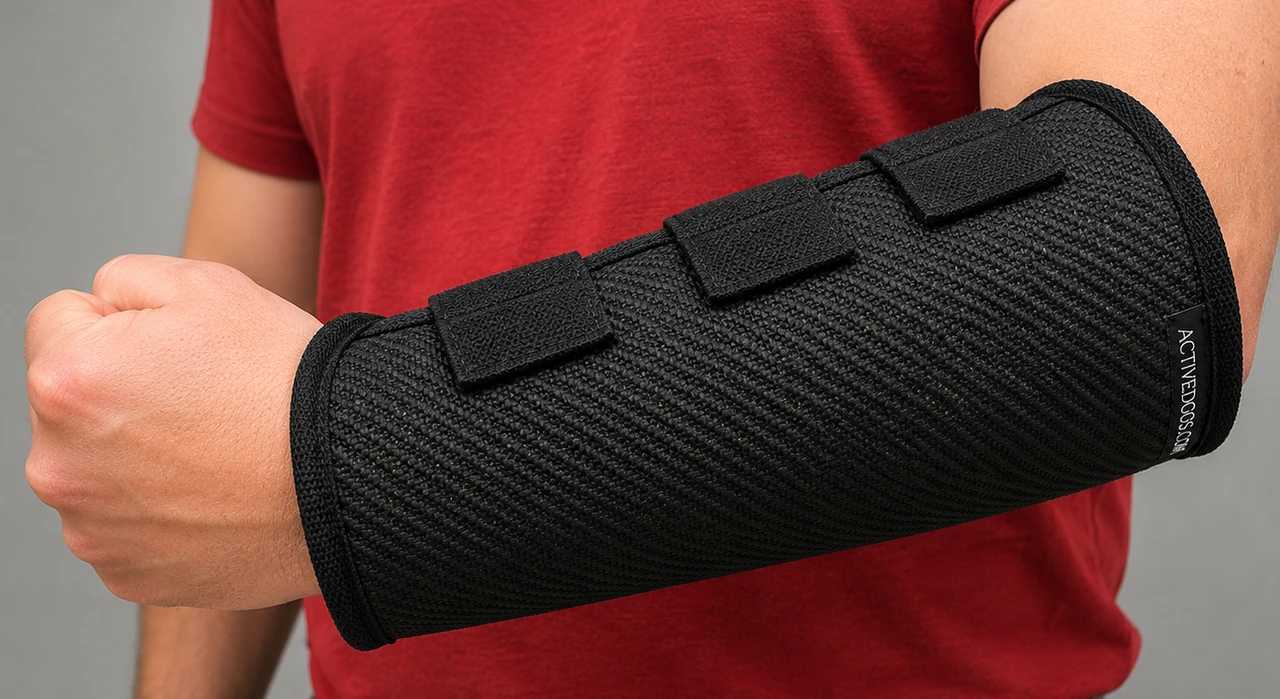 Dog bite training arm gauntlet