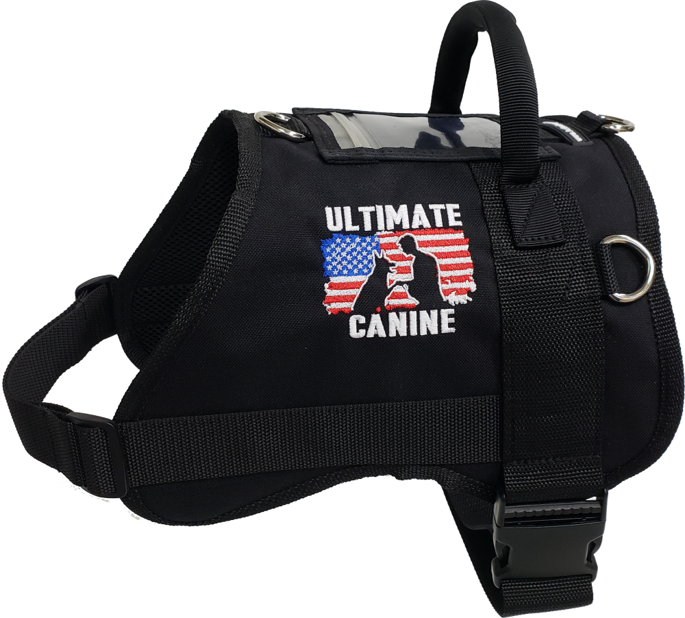 Custom Logo Service Dog Form Fitted Active Cut Vest