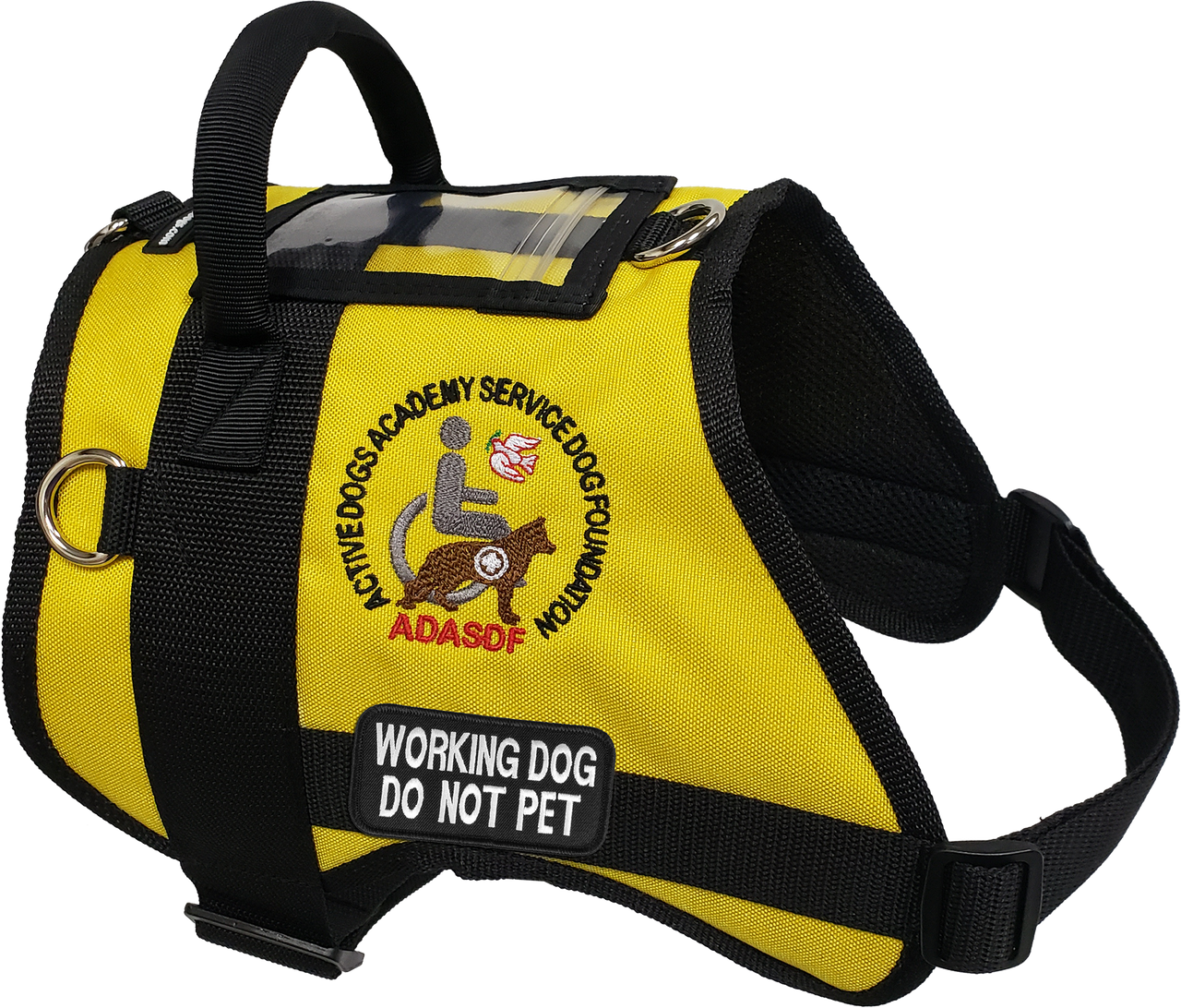 Custom Logo Service Dog Form Fitted Active Cut Vest