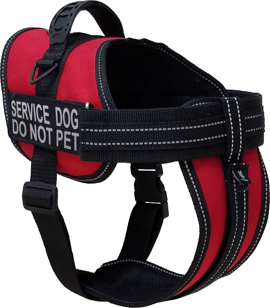 Padded Air-Tech Service Dog Harness Vest with handle