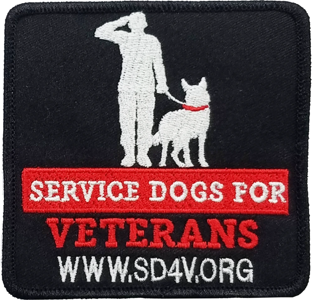 Personalized embroidered logo patch made in USA