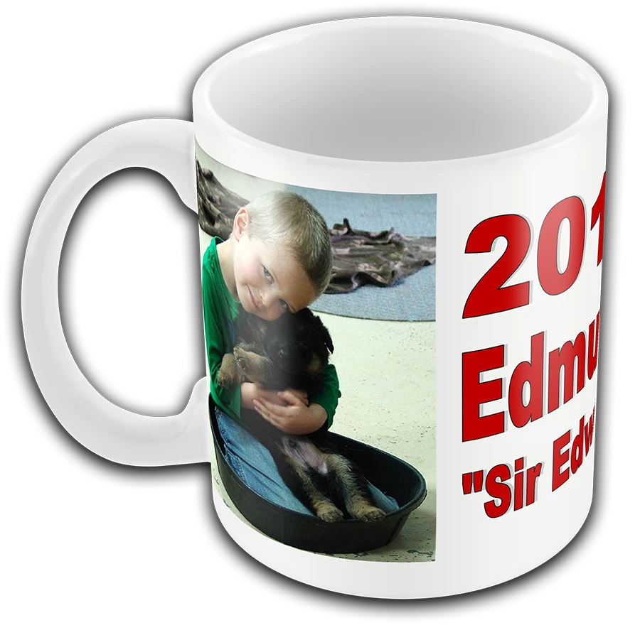 Personalized ceramic mug with favorite photo