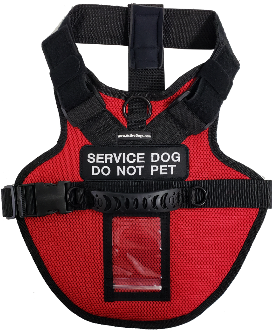 ActiveDogs Padded Air-Tech Service Dog Harness Vest - 13 Color Variety (L -  Girth 25-35, Purple)