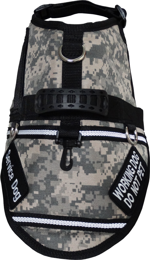 Breathable padded service dog vest made in USA