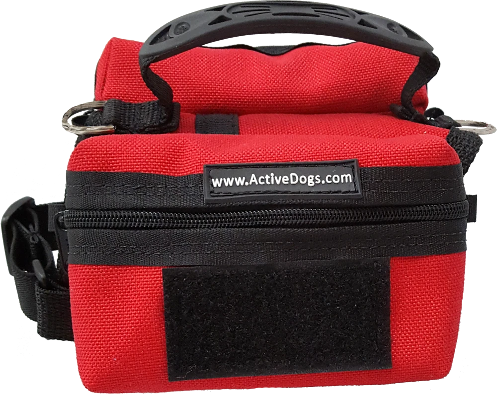 Small dog working vest with identification patches