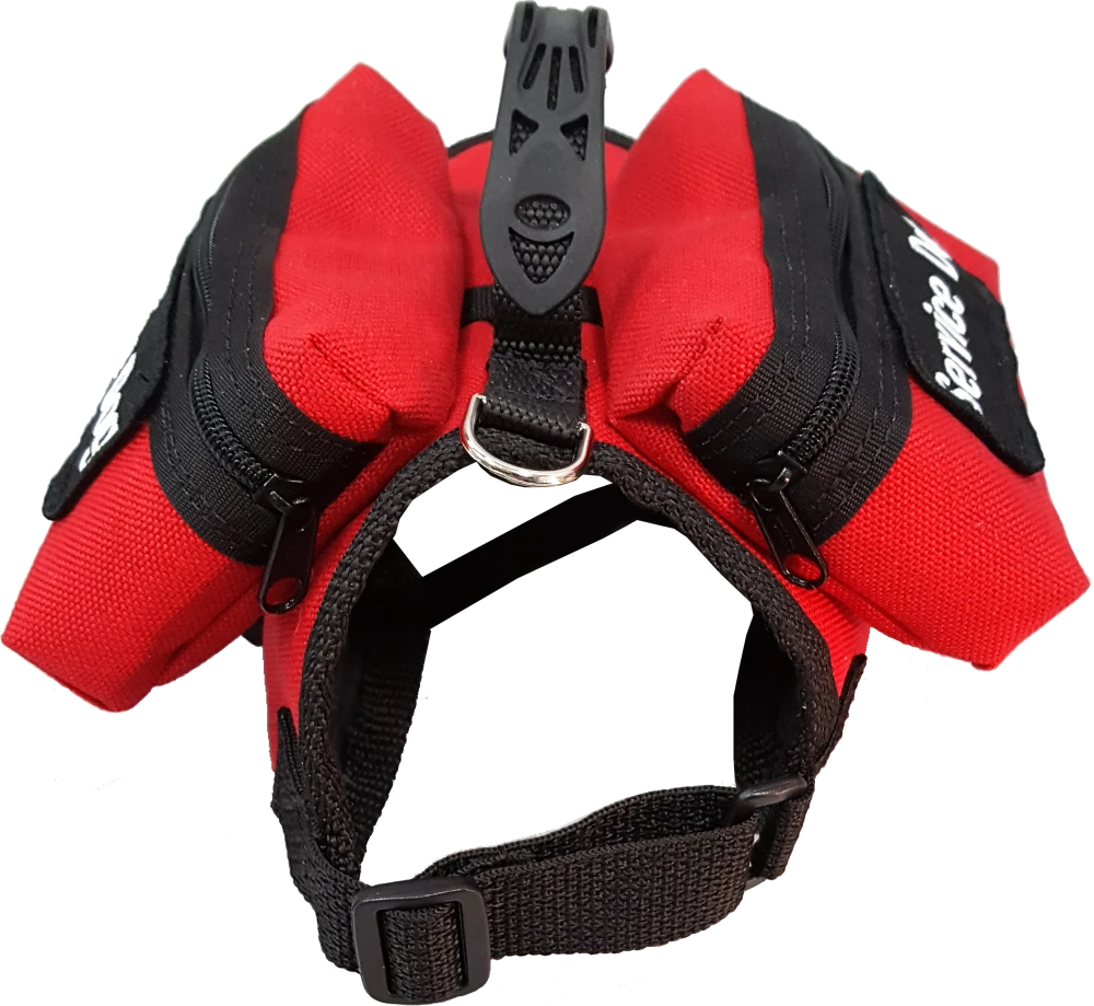 Service Dog vest with zippered pockets