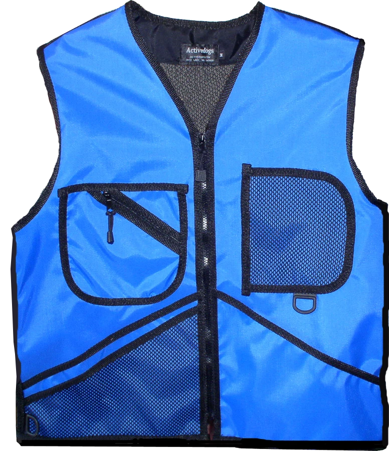 Mesh back handler training vest