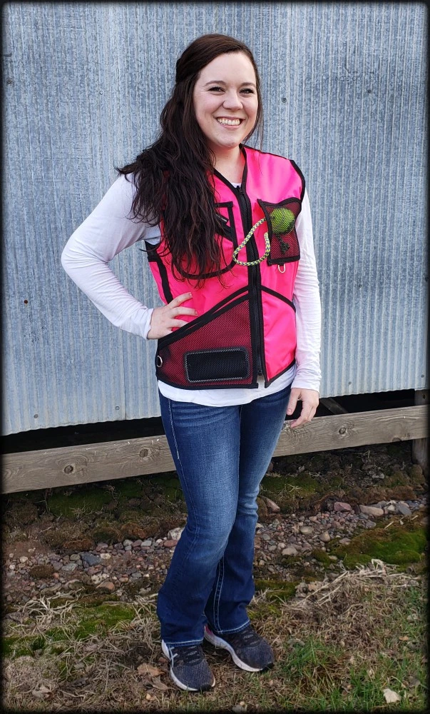 Multi-pocket dog trainer vest