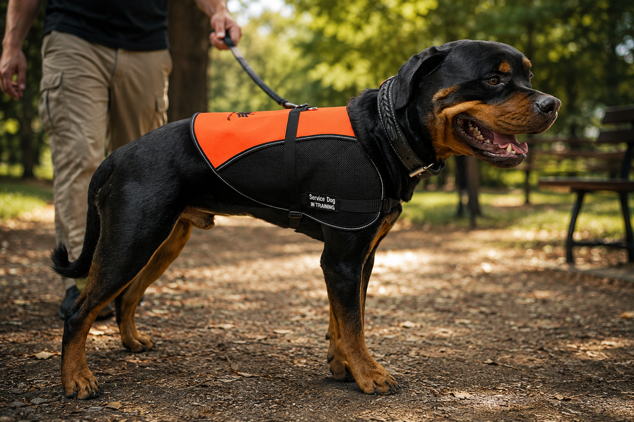 Custom Logo/Text  Service Dog Vest - Hybrid Mesh Vest