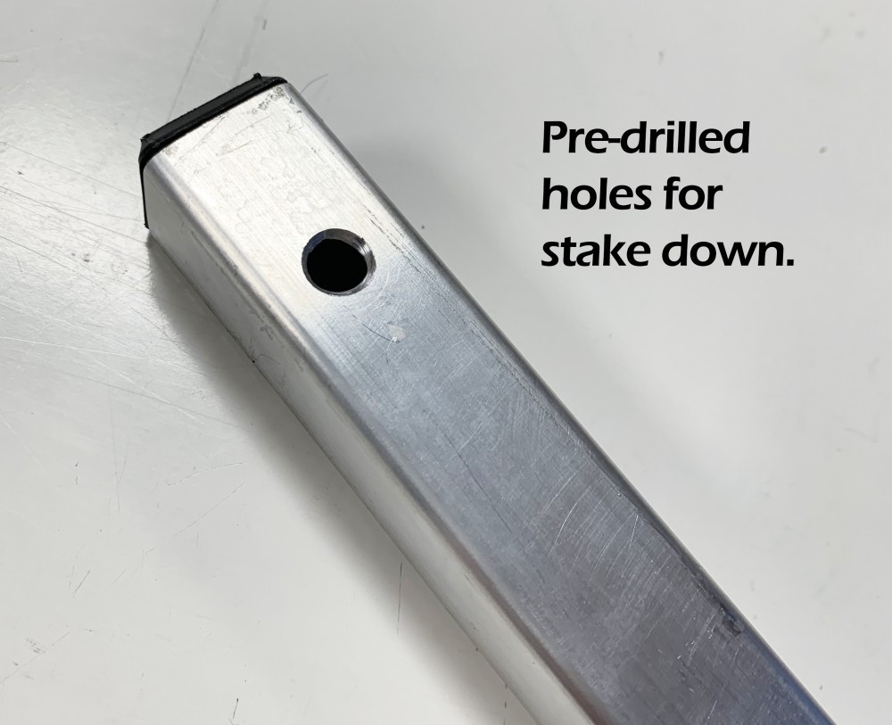 Aluminum obedience hurdle for IGP competition training