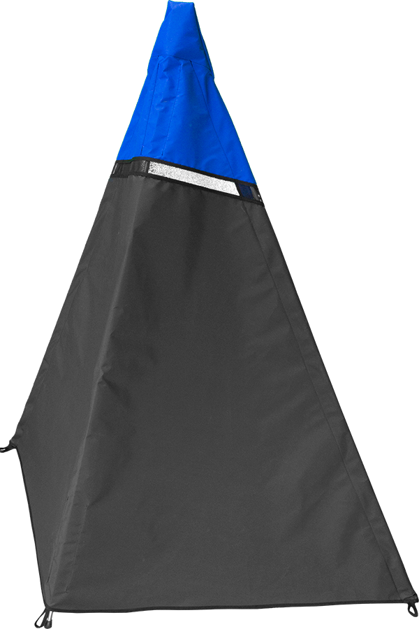 Exclusive four-layer reinforced hood prevents fabric from slipping