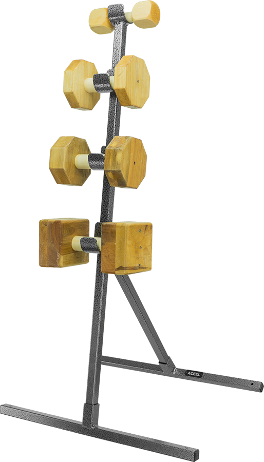 Professional aluminum dumbbell rack with carry bag