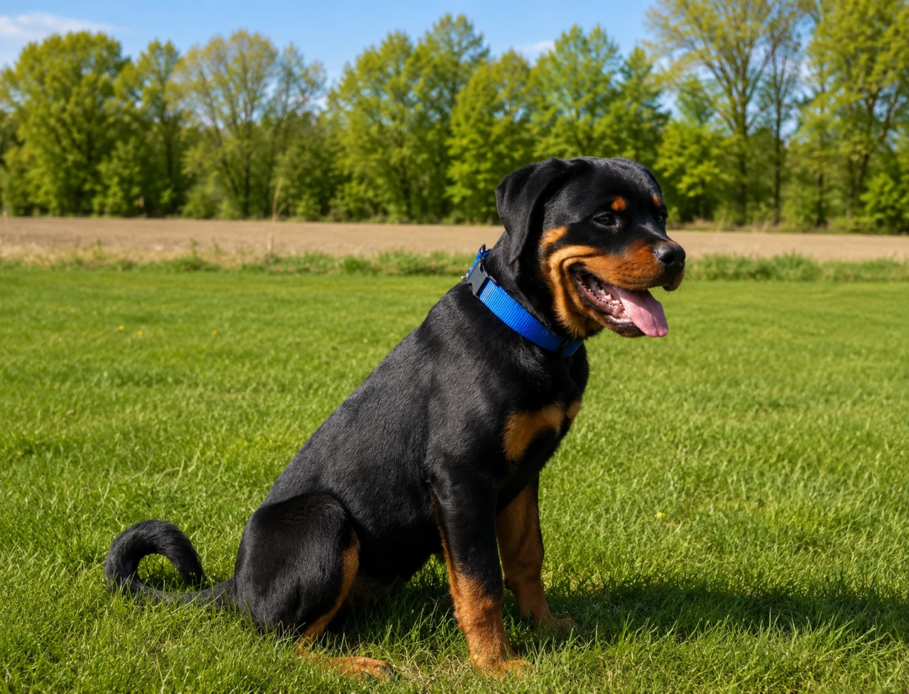 Dog collar with built in engraved ID tag