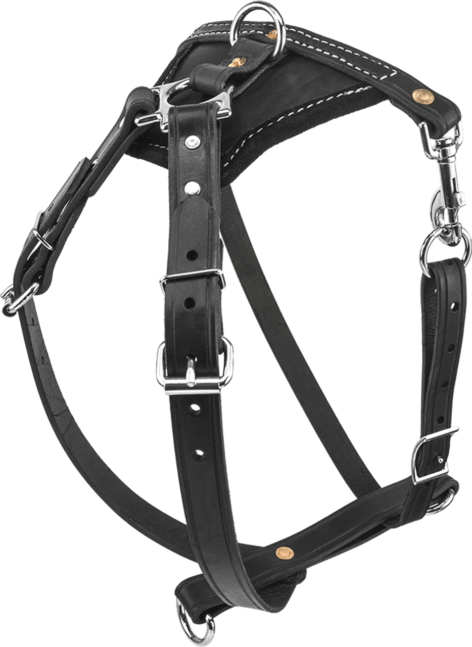 Ultimate Leather K9 Tracking Harness