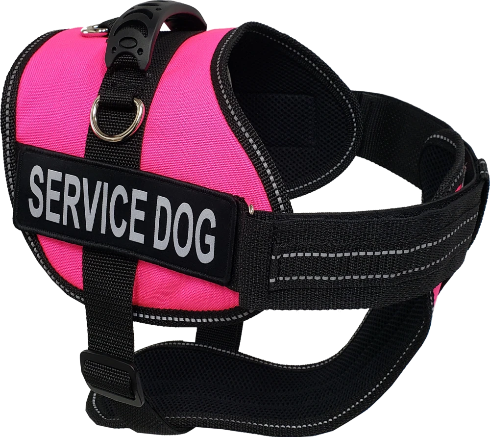 Service Dog harness compatible with bridge handles