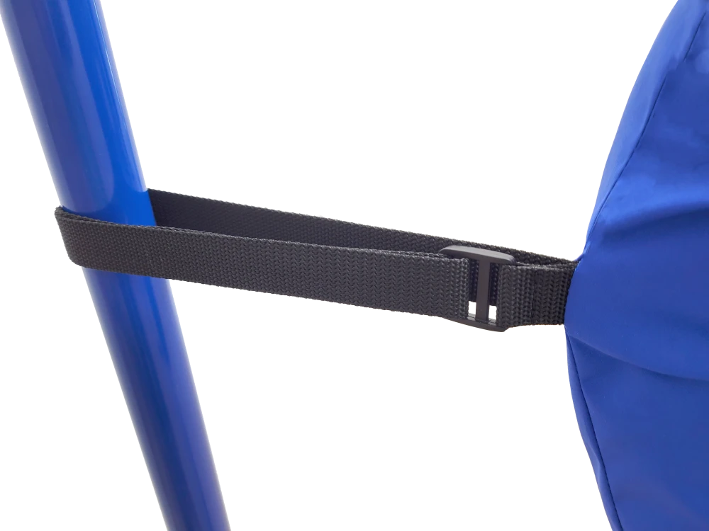 Adjustable dog agility tire jump with A-frame base
