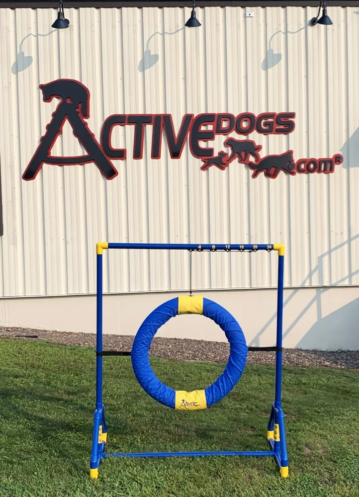 Agility tire jump height adjustment hooks