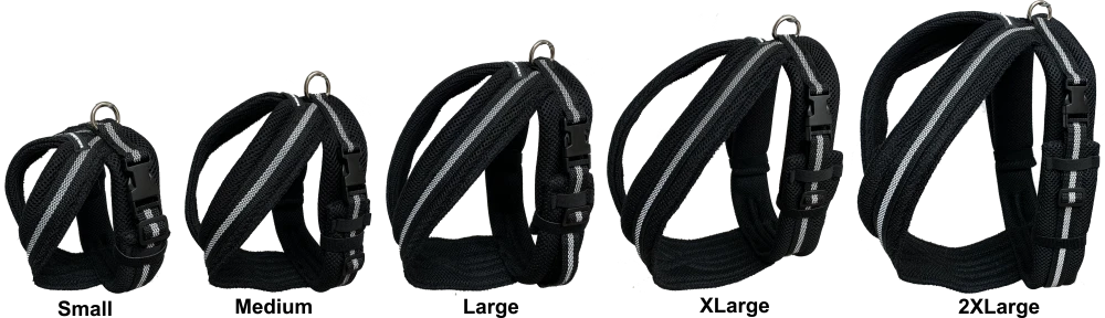 Breathable padded dog harness for everyday walks