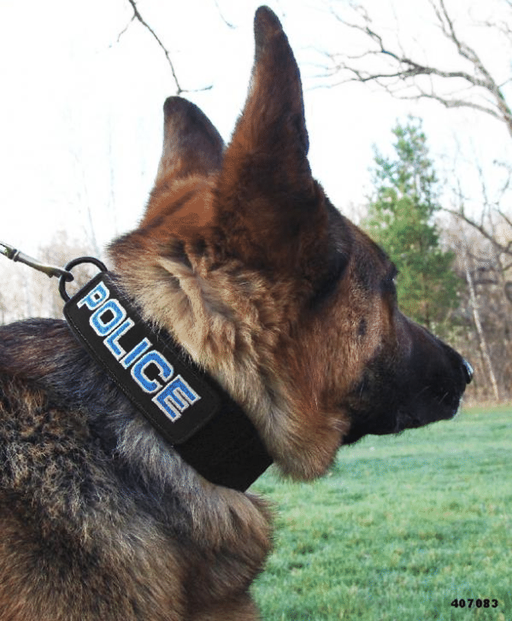 badass german shepherd collars