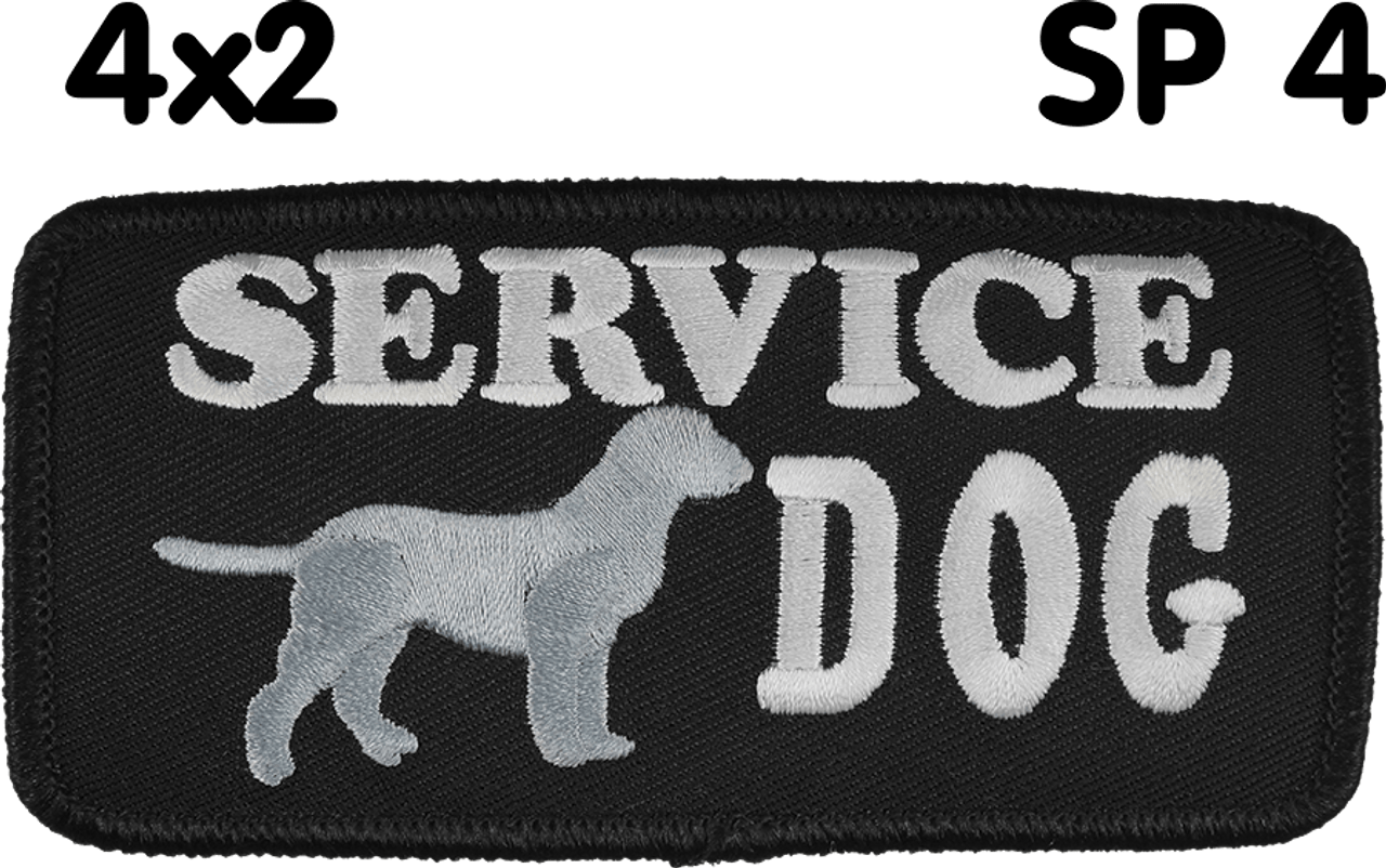 Embroidered Specialty Service Dog Patches 