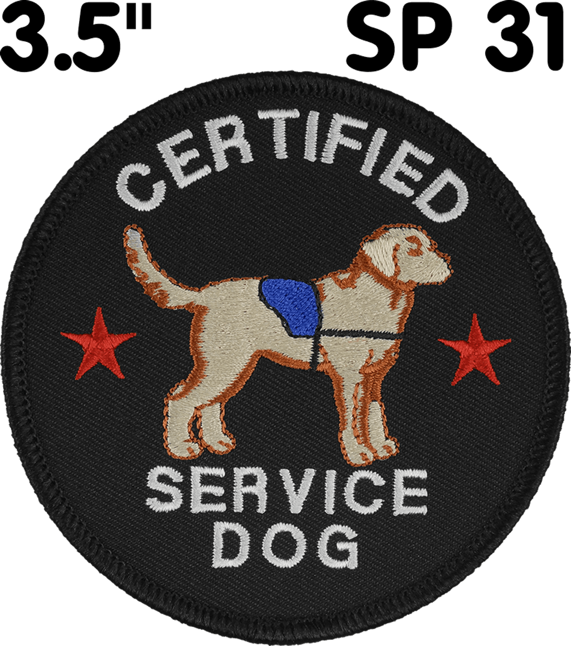 Service Dog In Training Vest Patches Embroidered Therapy Dog - Temu