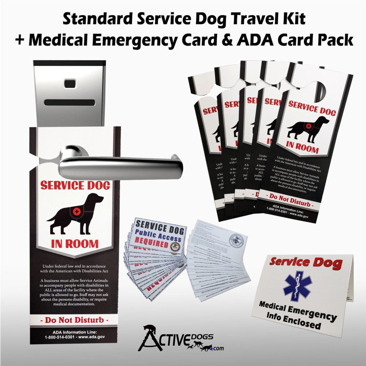 Standard Service Dog Travel Kit