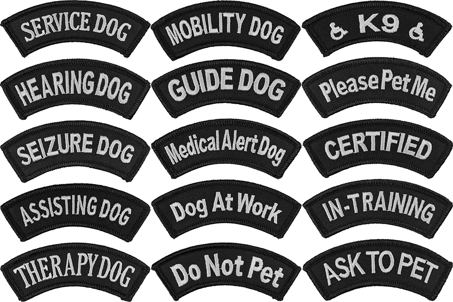 service dogs vests and patches