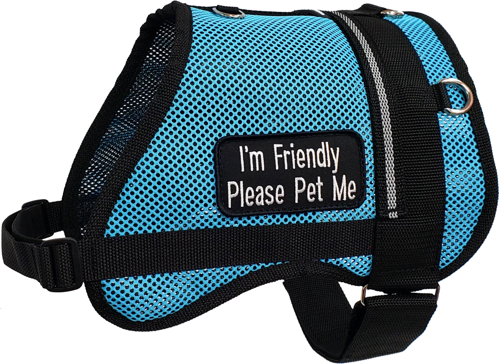Lightweight Service Dog vest for humid climates