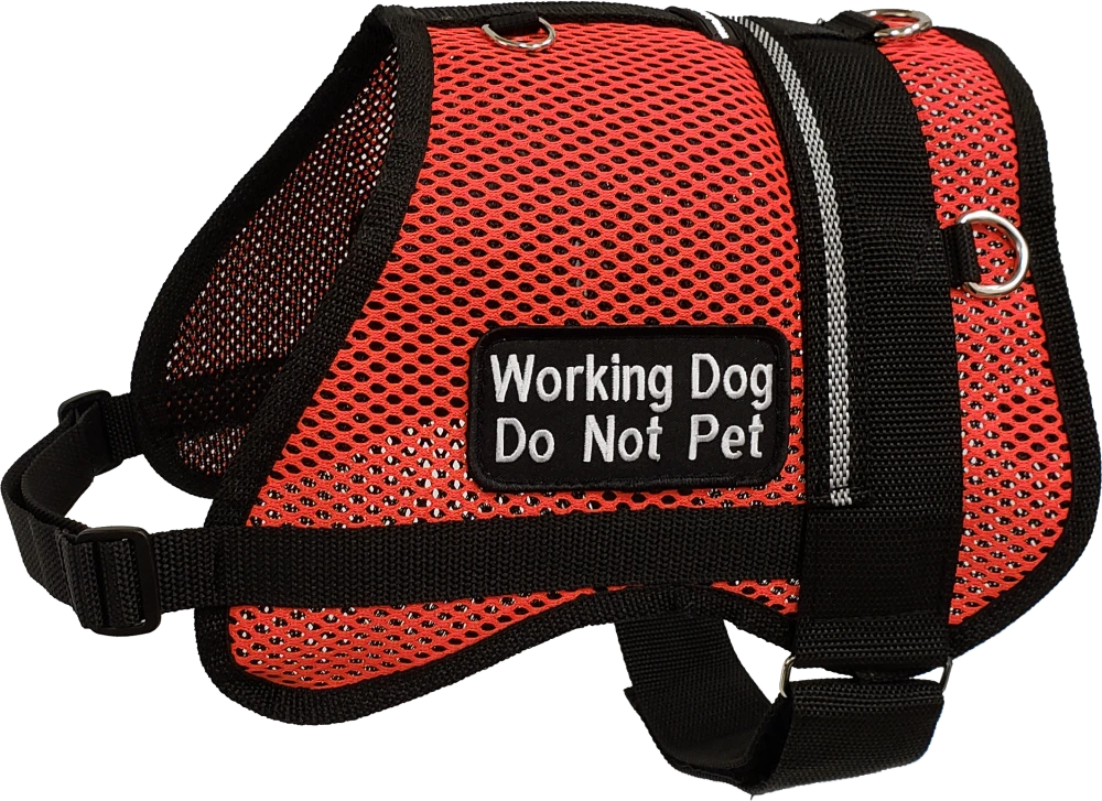 Breathable Mesh Service Dog Vest for hot weather