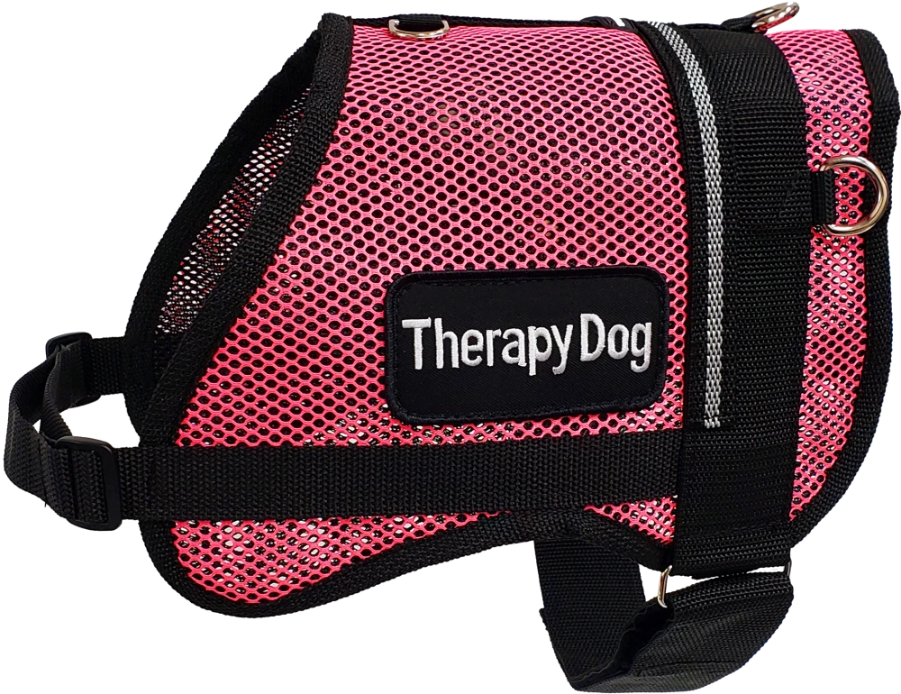 Breathable working dog vest with adjustable straps
