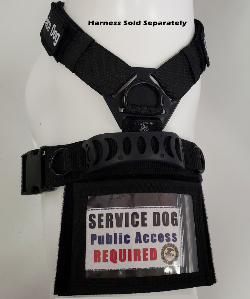Durable Service Dog ID Badge Holder Pouch