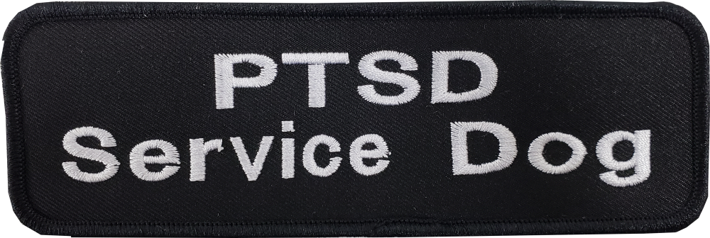 Embroidered dog role identification patch